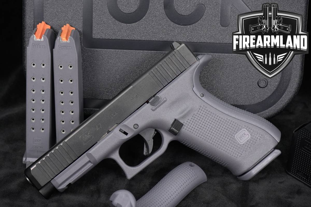 Glock 47 Gen5 MOS 9mm Gray G47 Gen-5 +3 MAGS & ORIG CASE