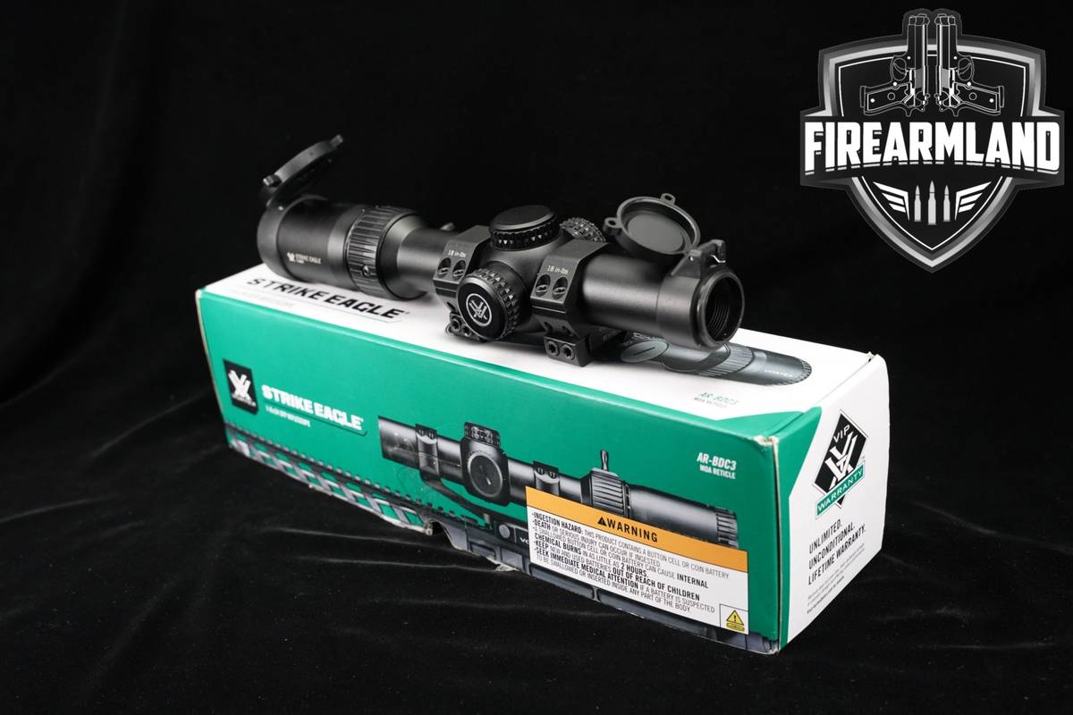 Vortex Optics Strike Eagle 1-6x24mm SFP AR-BDC3 (MOA) Reticle 30mm Scope