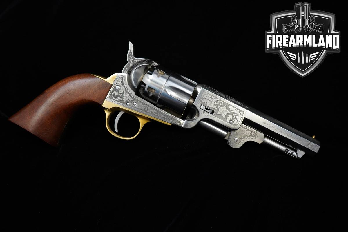 LIKE-NEW F.lli Pietta Model 1851 Navy US Marshall 44 BPM 4.88" F.lli-Pietta