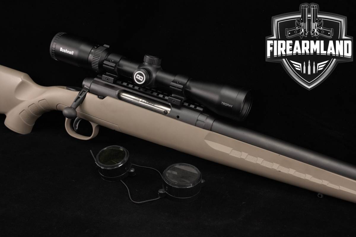 Savage Arms Axis II XP 6.5 Creedmoor 22 Black & FDE +BUSHNELL SCOPE