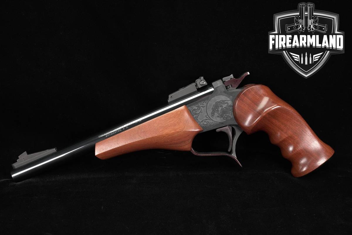 ENGRAVED Thompson Center T/C Contender G1 22LR 10" Blued & Hardwood TC