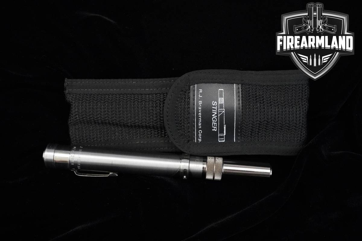 RARE & UNIQUE! R.J Braverman Stinger Pen Gun 22-LR 2" Stainless Steel Pen
