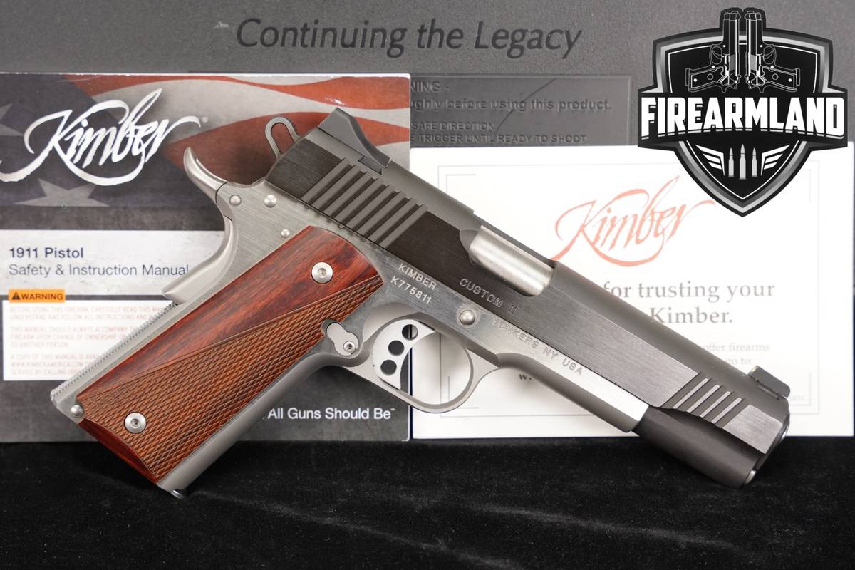 Kimber Custom II Two-Tone 45 ACP 1911 5" 2 +ORIG CASE