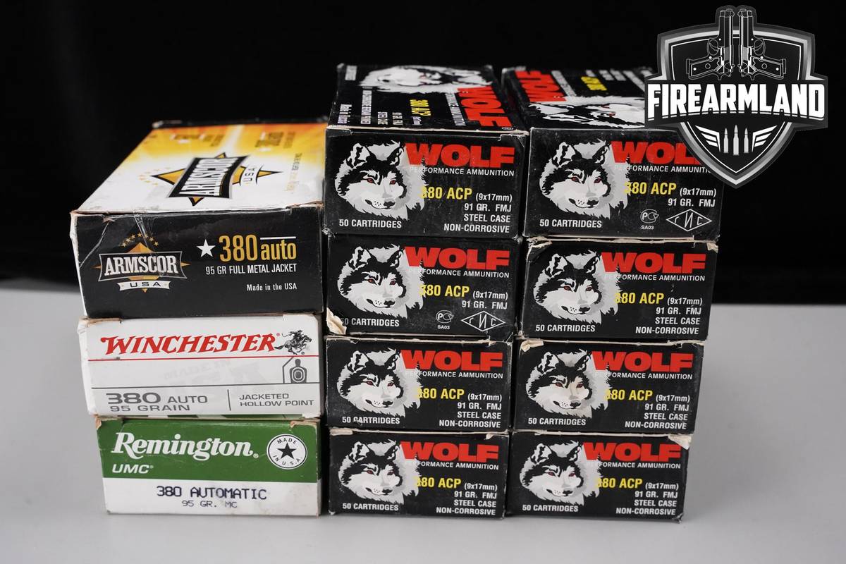 550 RDS! 380 ACP Ammo 380ACP