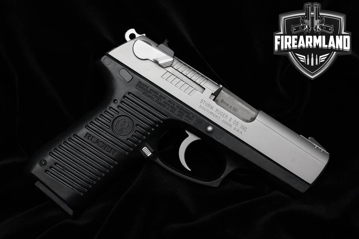 Sturm Ruger P95 DC 9mm 3.9" Two-Tone Pistol Stainless Vintage