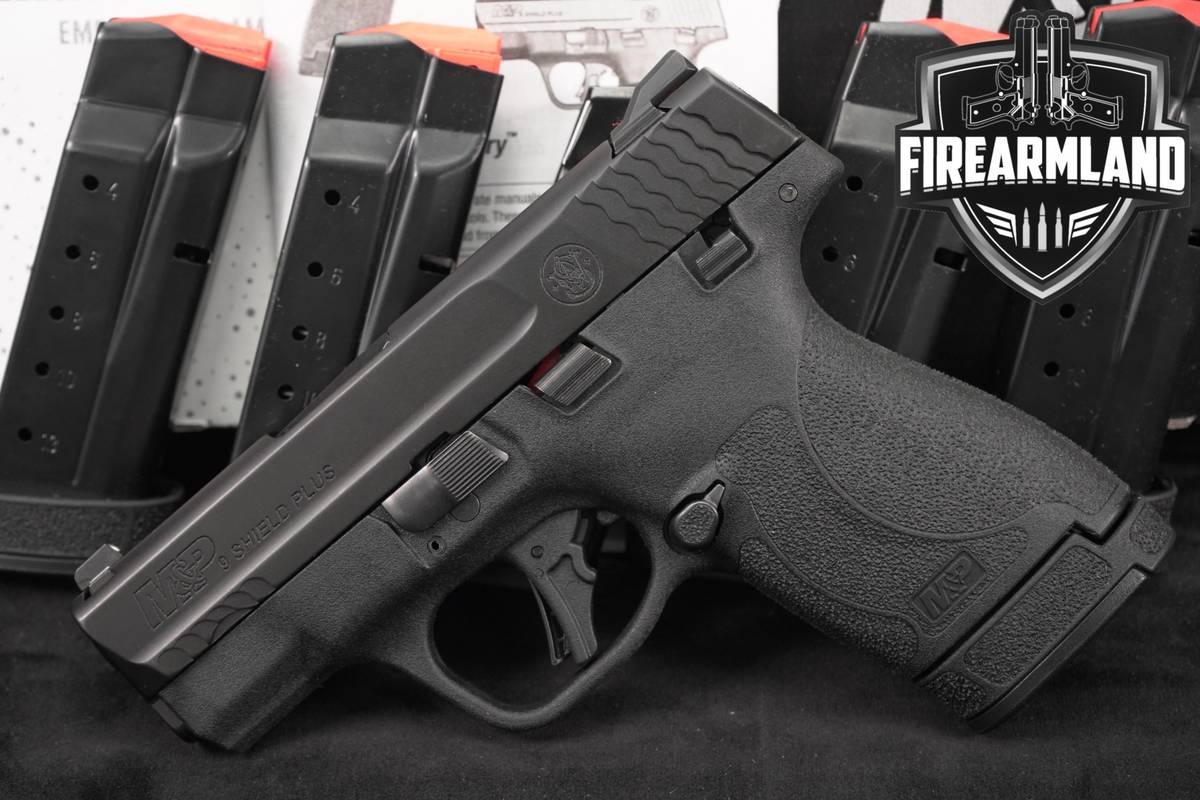 Smith & Wesson M&P 9 Shield Plus TS S&W 9mm M&P9 +6 MAGS, ORIG CASE