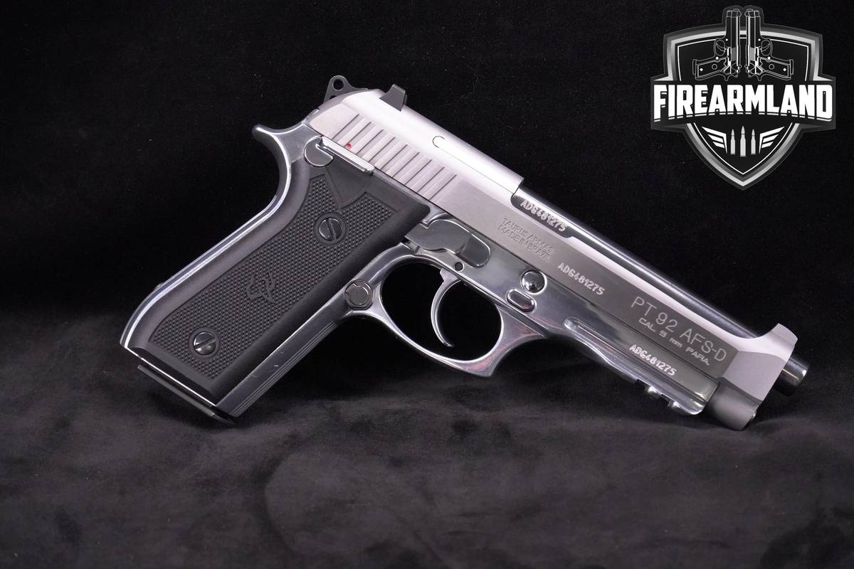 2005-2012 Taurus PT 92 AFS-D 9mm Stainless Steel PT92 +10 MAGS