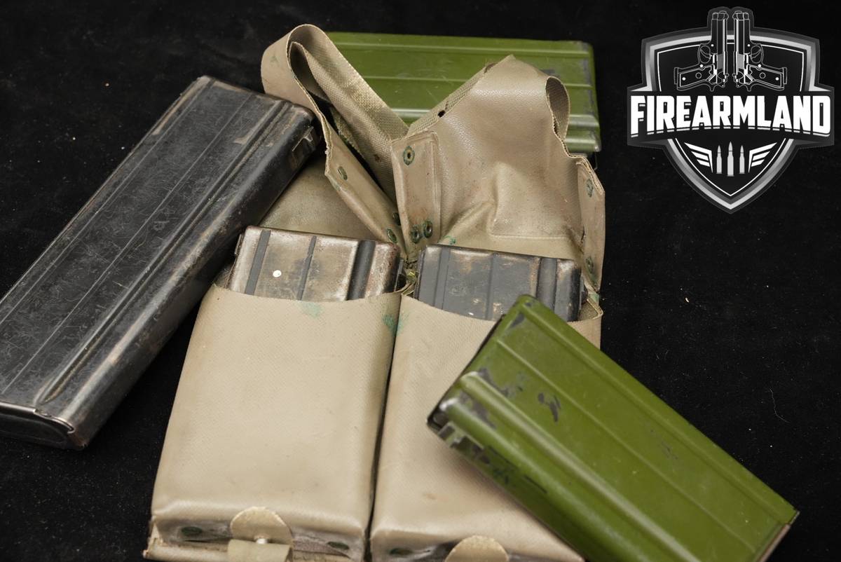 Milsurp. FIVE (5) FAL Magazines Inch Pattern 7.62x51 NATO L1A1 Mags
