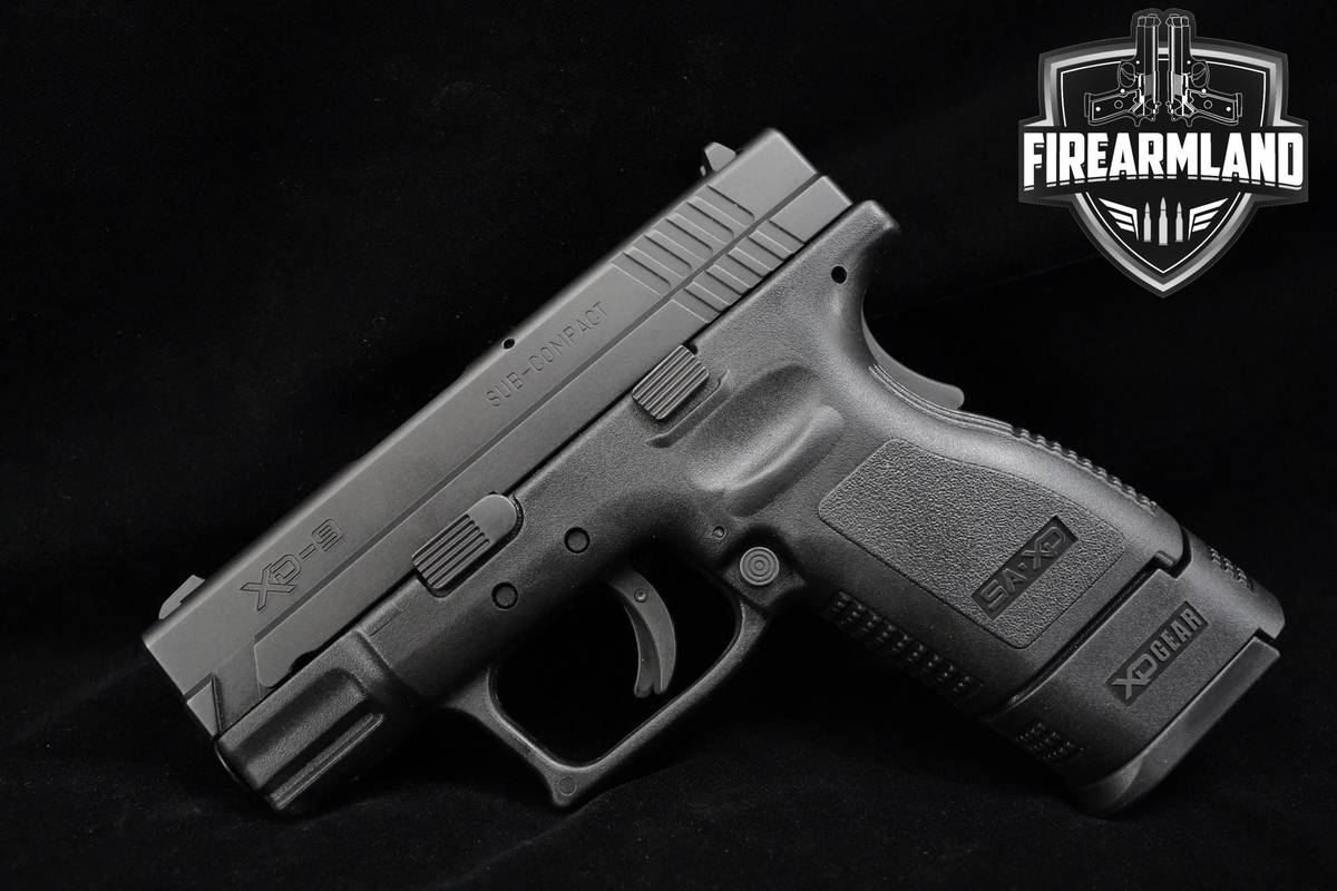Springfield Armory XD-9 Sub Compact 3" 9mm Black Springfield XD-9 +OG CASE