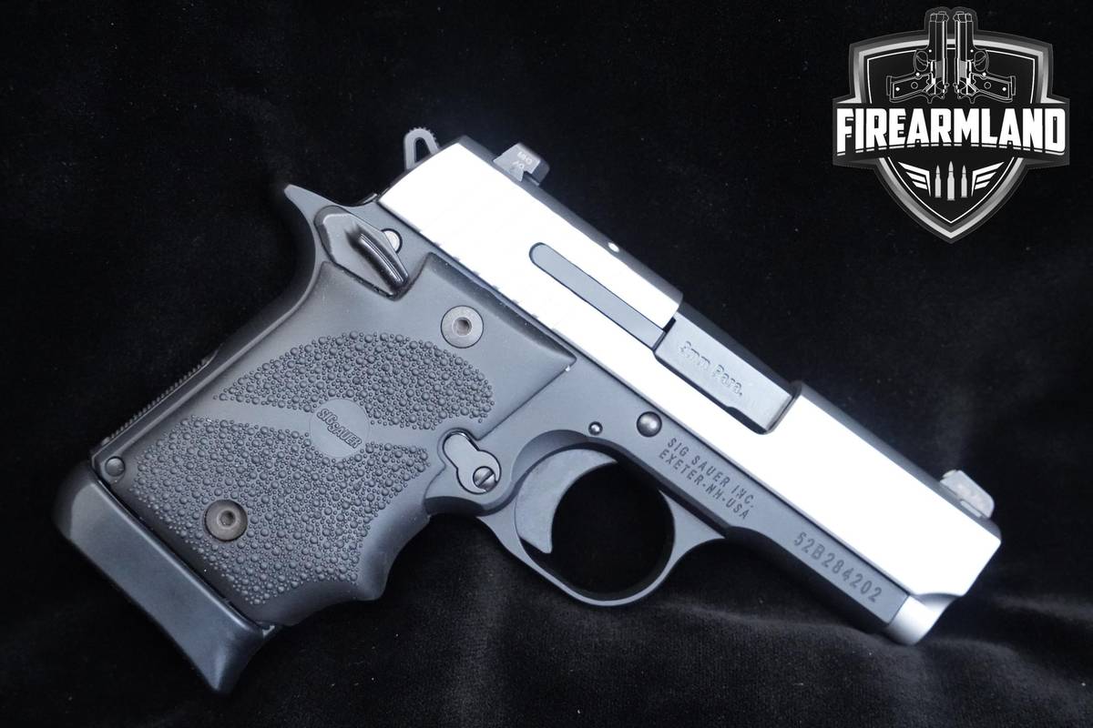 Sig Sauer P938 9mm Two-Tone Sig-Sauer P938 P-938 4MAGS, ORIG CASE & HOLSTER