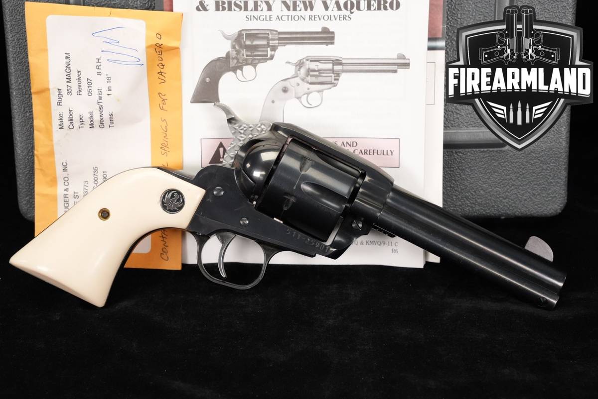 Ruger New Vaquero 357 Magnum 4.5" Blued +ORIG BOX