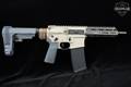 Q Sugar Weasel Pistol .300 AAC Blackout (7.62x35mm) Flat Tan in Excellent Condition Image 3