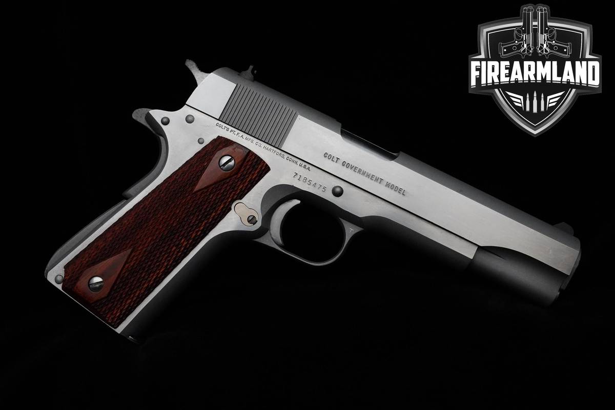Colt 1911 Mk IV Series 70 Government Model 45 ACP 5" Stainless 1911 Mark 4