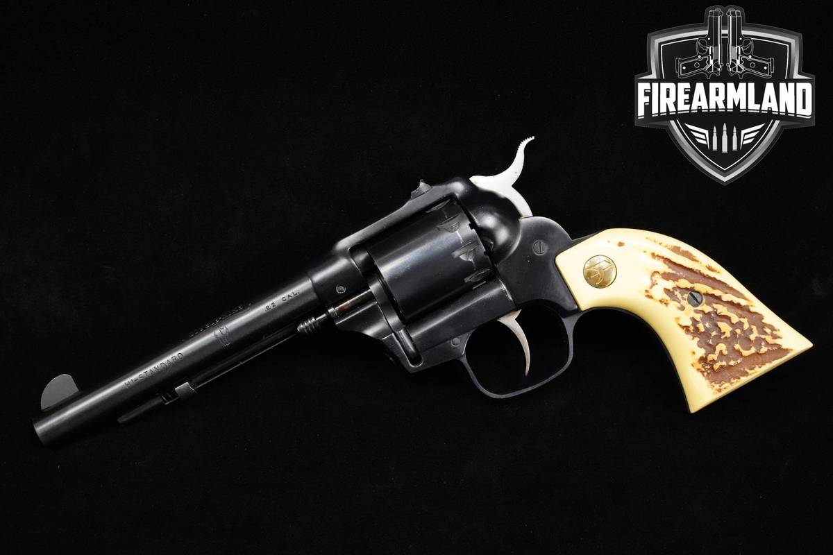 High Standard W-104 Double-Nine 22LR 5.5" Blued W-104 DA/SA