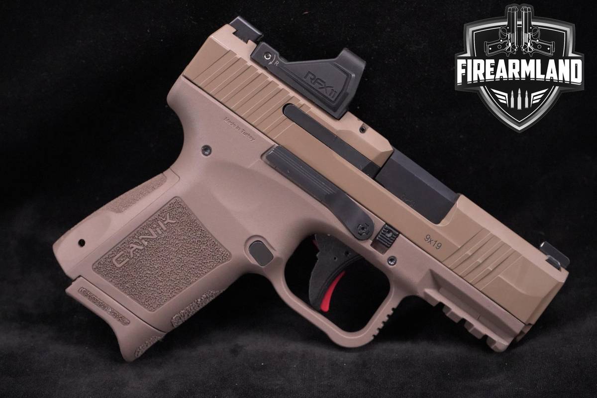 Canik Mete MC9 9mm 3.18" FDE MC 9 +2 MAGS, ORIG CASE & OPTIC