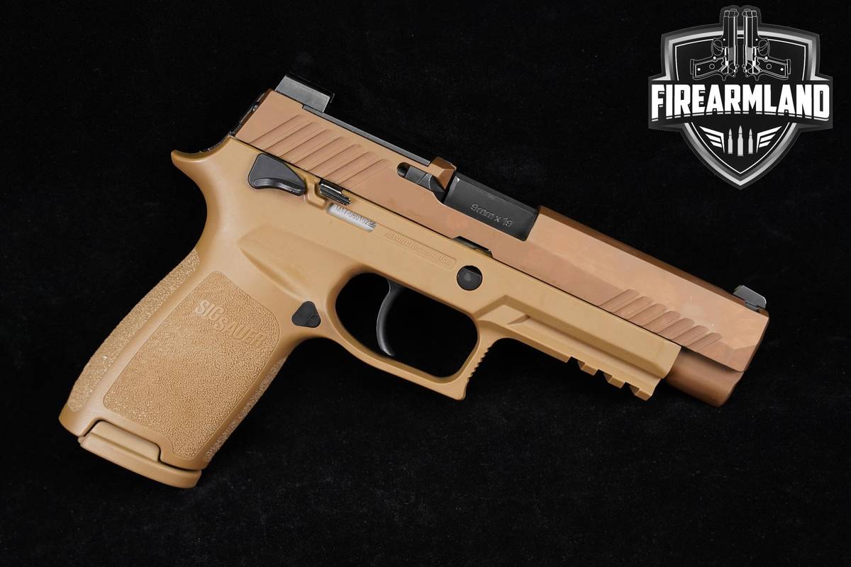 US ARMY ISSUE Sig Sauer P320 M17 9mm 4.7" P-320+4 MAGS & ORIG CASE