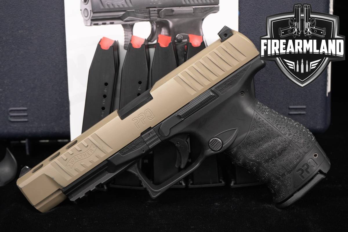 Walther PPQ M2 Long Slide 40 S&W FDE +6 MAGS & ORIG CASE