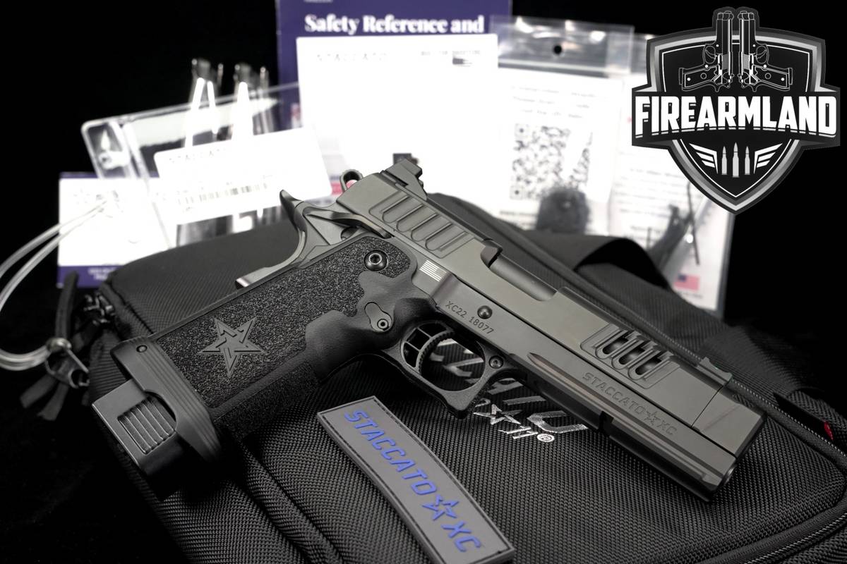 Staccato XC DPO 9mm Optics-Ready STI 1911 2011 COMP +3 MAGS & ORIG CASE