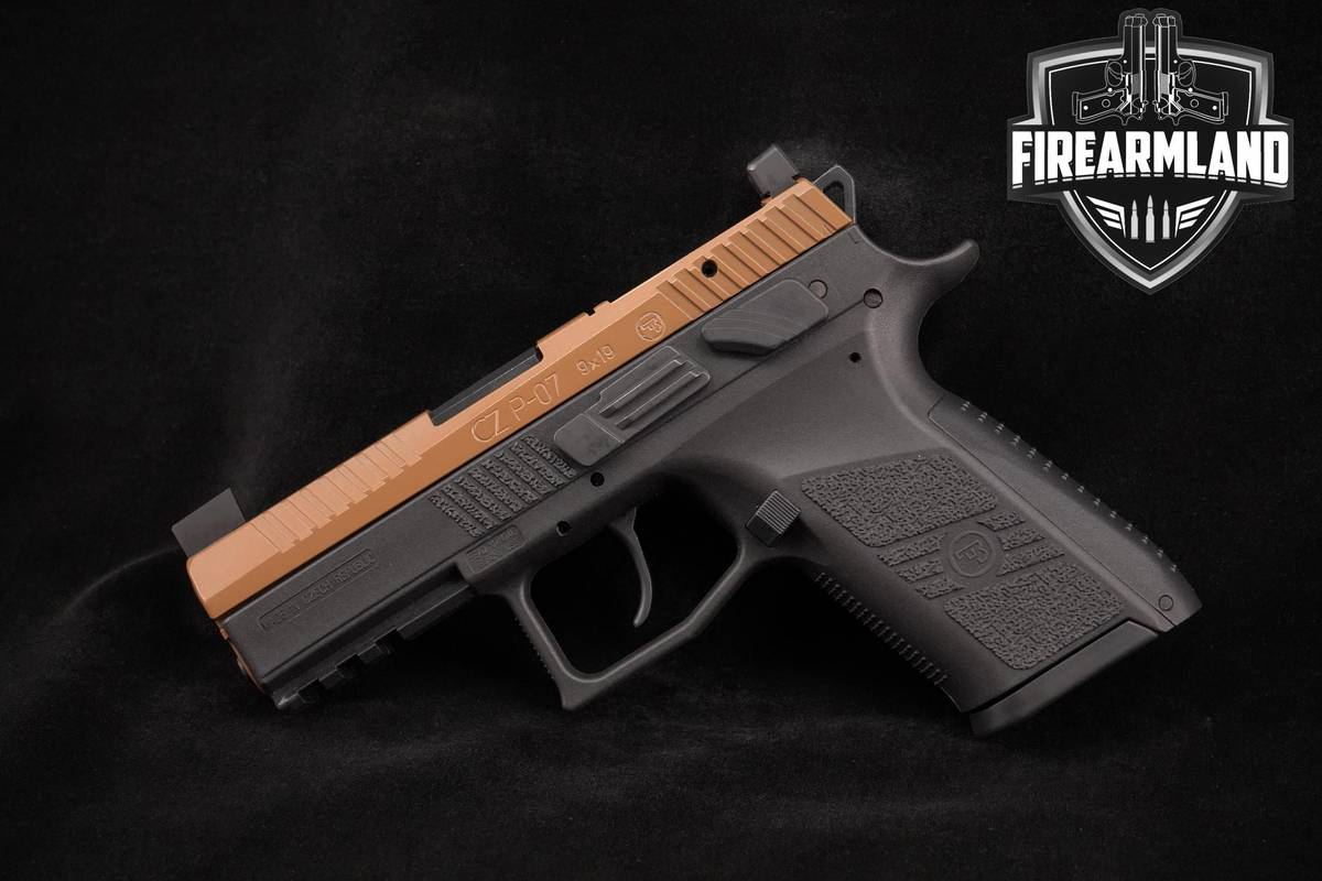OPTICS CUT! CZ P-07 Gen 2 9mm 3.75" Two-Tone P07 +2 MAGS & OG CASE