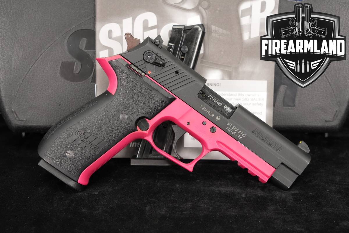 LIMITED Sig Sauer Mosquito Pink Frame 22LR 3.9" +2 MAGS & ORIG BOX