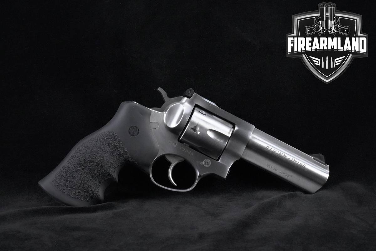 Ruger GP100 357-Magnum 4.20" Stainless Ruger-GP100 OG-CASE & SHOULDER-RIG