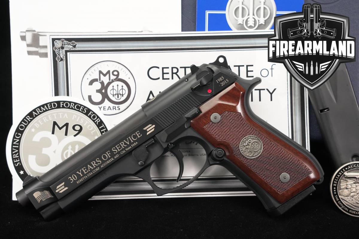 1 OF 2,015! Beretta M9 30th Anniversary Limited Edition +2 MAGS & ORIG BOX