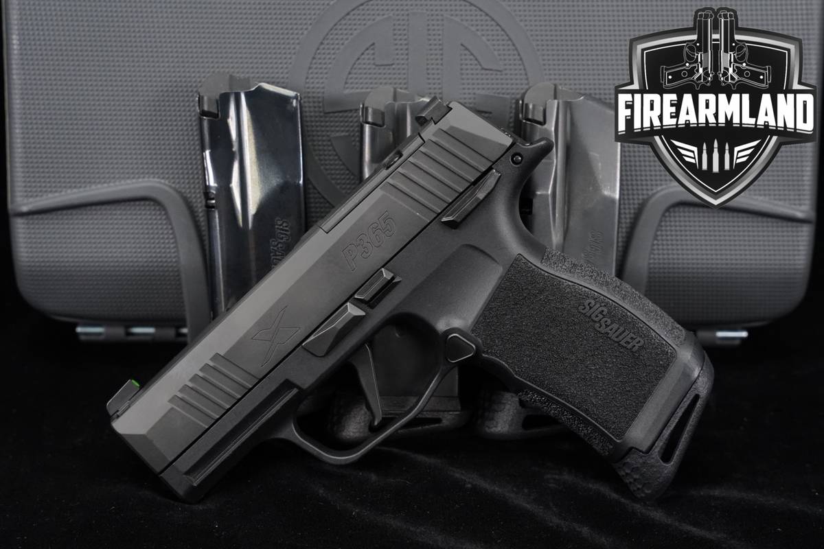 Sig Sauer P365X MS 9mm Optics-Ready 3.1 P 365X+ 4 MAGS & ORIG CASE