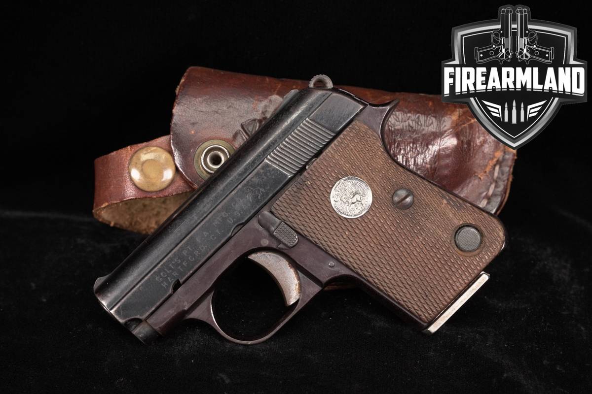 Colt Automatic Caliber 25 Junior 25ACP (6.35Mm) 2.25 Blued DA/SA