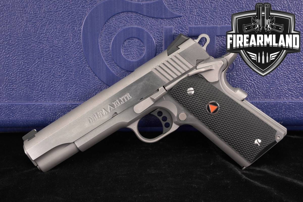 2016-2026 Colt Delta Elite Mk IV 10mm 1911 Stainless Mark 4 +ORIG CASE