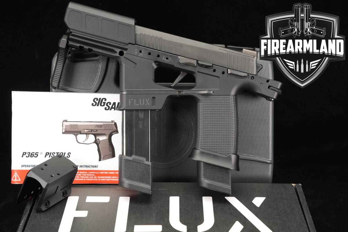 Sig Sauer P365 XL 9mm 3.7" P 365 P365XL FLUX CHASSIS +2 MAGS & ORIG BOX