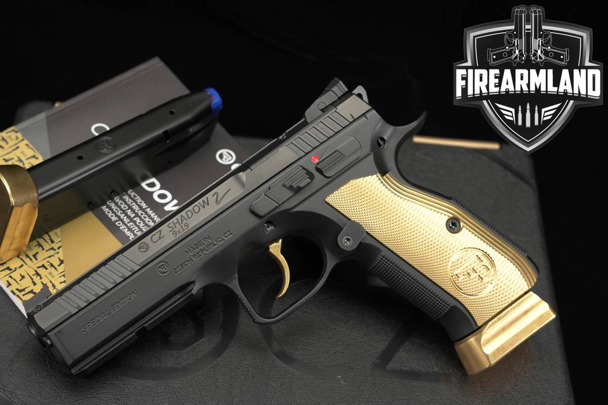 CZ Shadow 2 Special Edition Gold Digger 9mm 4.75" OR +2MAGS & ORIG CASE