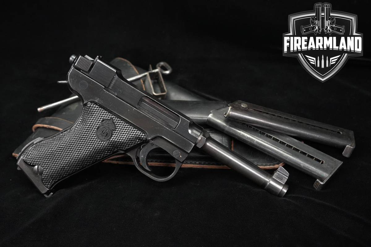 1946 Husqvarna Pistol M/40 Danish Police Contract 9mm 4.7" M40 +3 MAGS