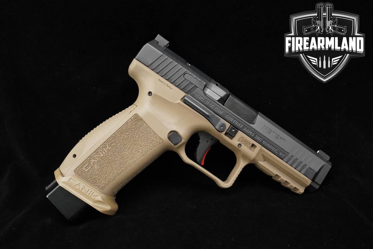 Canik Mete SFT 9mm 4.5" Black/FDE Canik Mete-SFT Mete-SFT +2 MAGS & HOLSTER