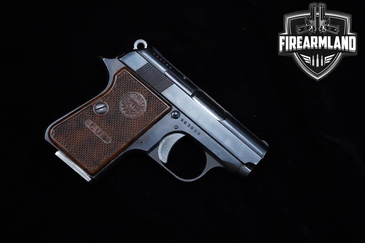 1968 Astra Cub 2.1" 25 ACP 6.35mm Blued Astra +ORIG BOX