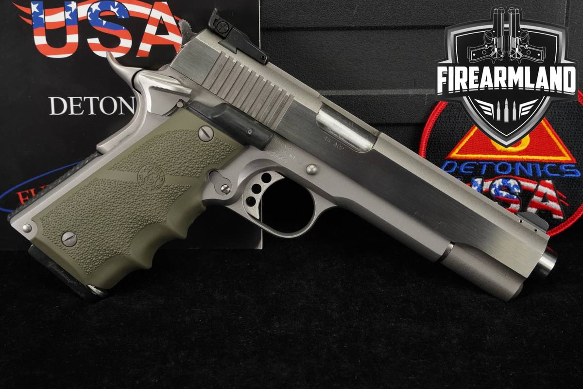 Detonics ScoreMaster 45-ACP 1911 5.25" Stainless +7 MAGS & ORIG CASE