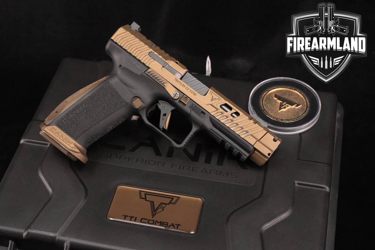 Canik TTI Combat 9mm 4.6" LIMITED +2 MAGS & FULL CASE, COIN & KIT