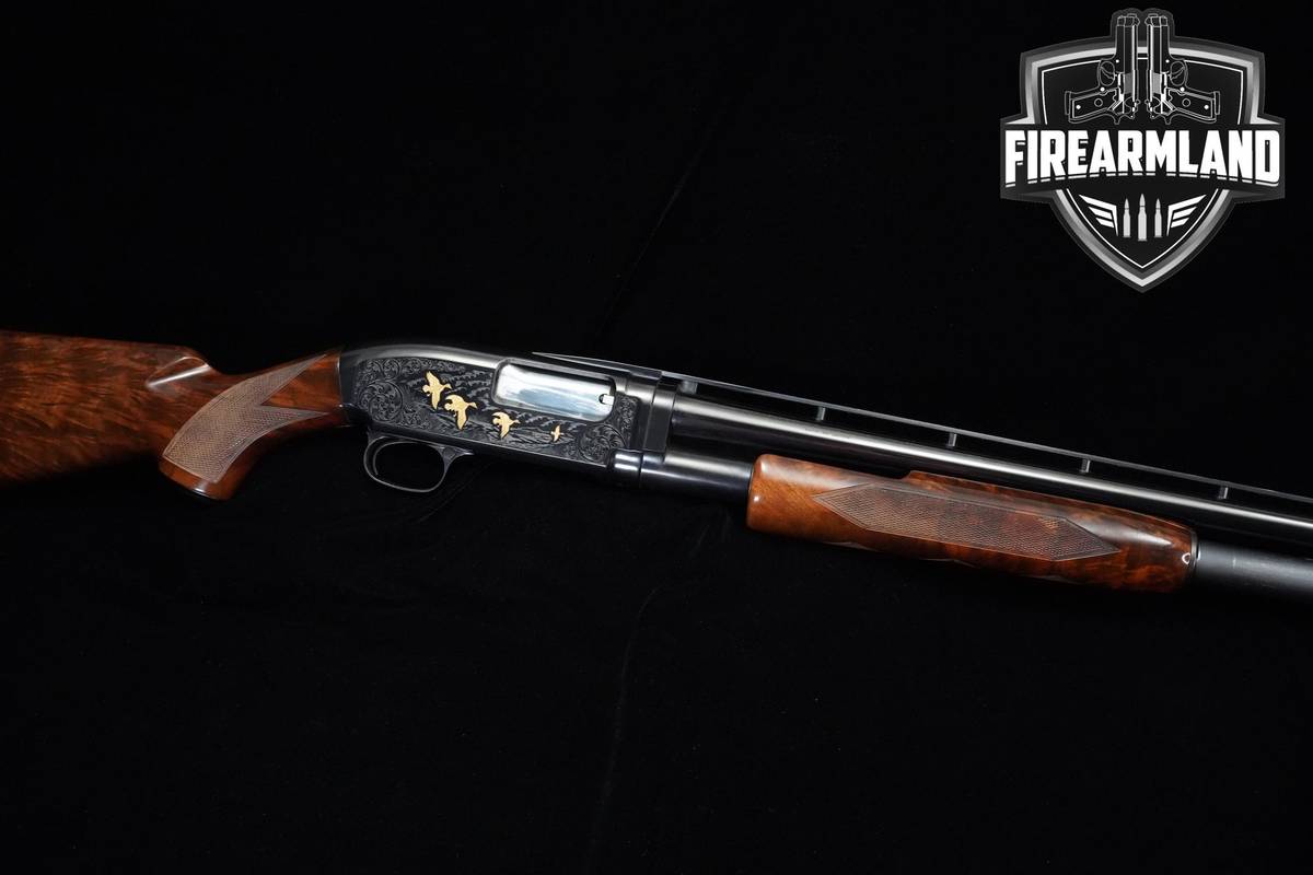 1990 Browning Model 12 Limited Edition Grade V 28-Gauge Browning 12 1912 5