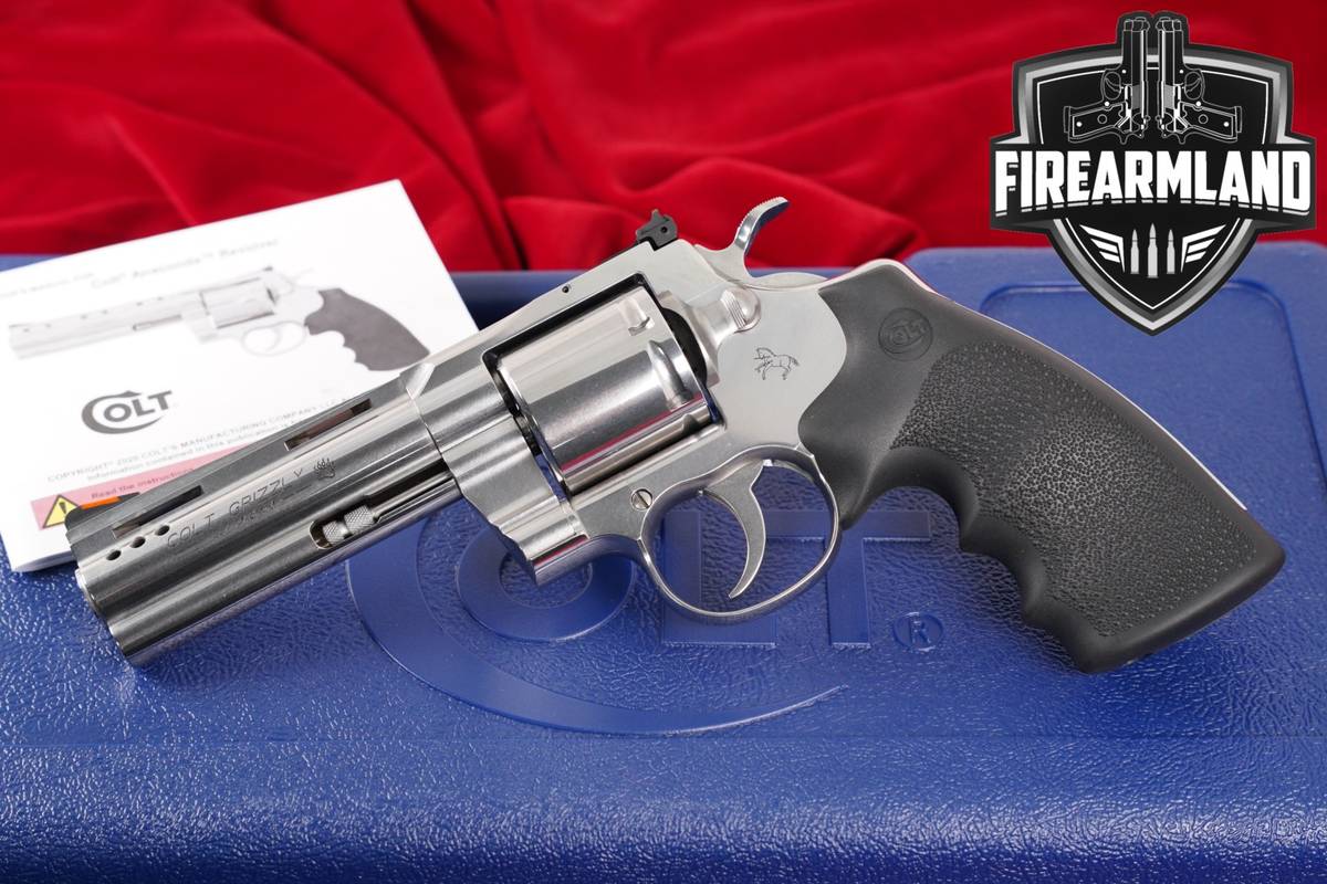 Colt Grizzly 357 Magnum 4.25" Stainless PORT VENT-RIB +ORIG BOX