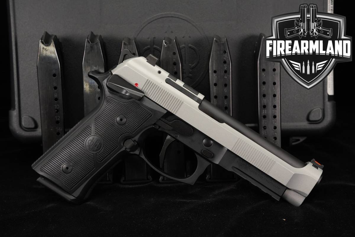 Beretta 92XI SAO Full Size Optics-Ready 9mm Two-Tone +7 MAGS, ORIG CASE
