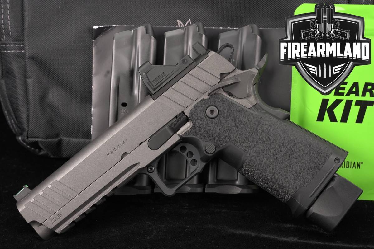 Springfield Armory 1911 DS Prodigy AOS 9mm 2011 +4 MAGS, VIRIDIAN OPTICS