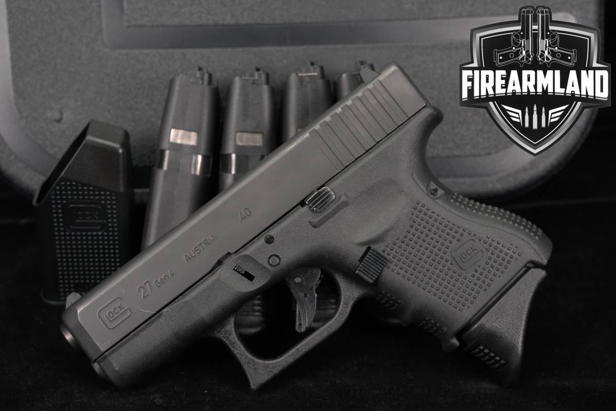 Glock 27 Gen4 G27 Gen 4 40 S&W 3.43" +5 MAGS & ORIG CASE