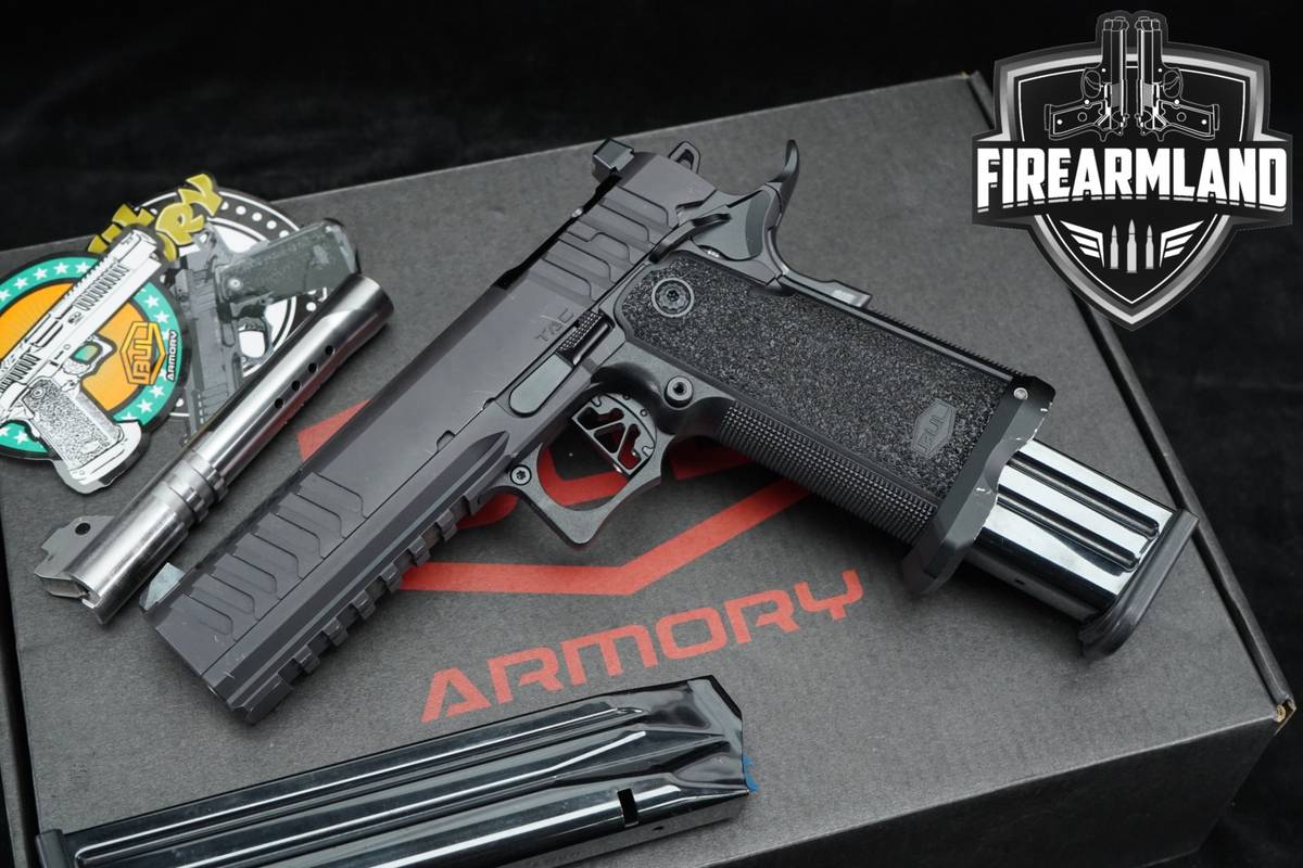 BUL Armory SAS II TAC Pro G2 9mm 5" 2011 +5 MAGS, ORIG BOX & HOLSTER