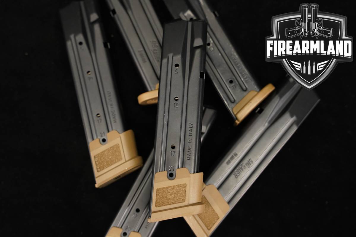 Sig Sauer SIX (6) P320 17 & 21 Round Magazines 9mm Luger P-320 Mags
