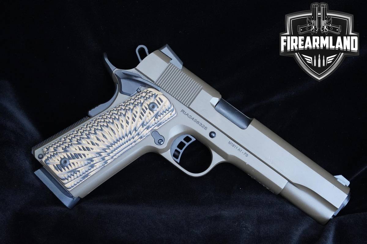 Rock Island Armory (RIA) M1911 A1 Rock Standard FS 45 ACP 5" RIA +ORIG CASE