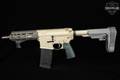 Q Sugar Weasel Pistol .300 AAC Blackout (7.62x35mm) Two-Tone Tan & Gray in Excellent Condition Image 5