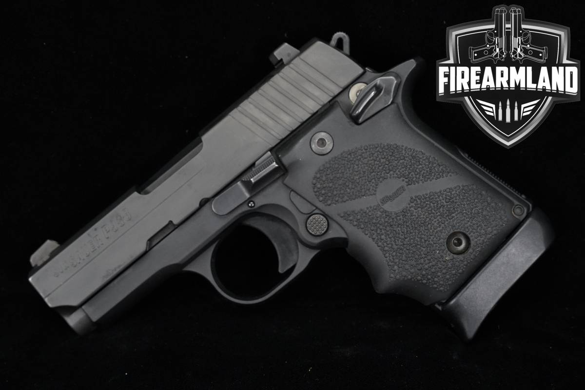 Sig Sauer P938-AMBI 9mm Micro-1911 P-938 +3 MAGS & LEATHER OWB HOLSTER
