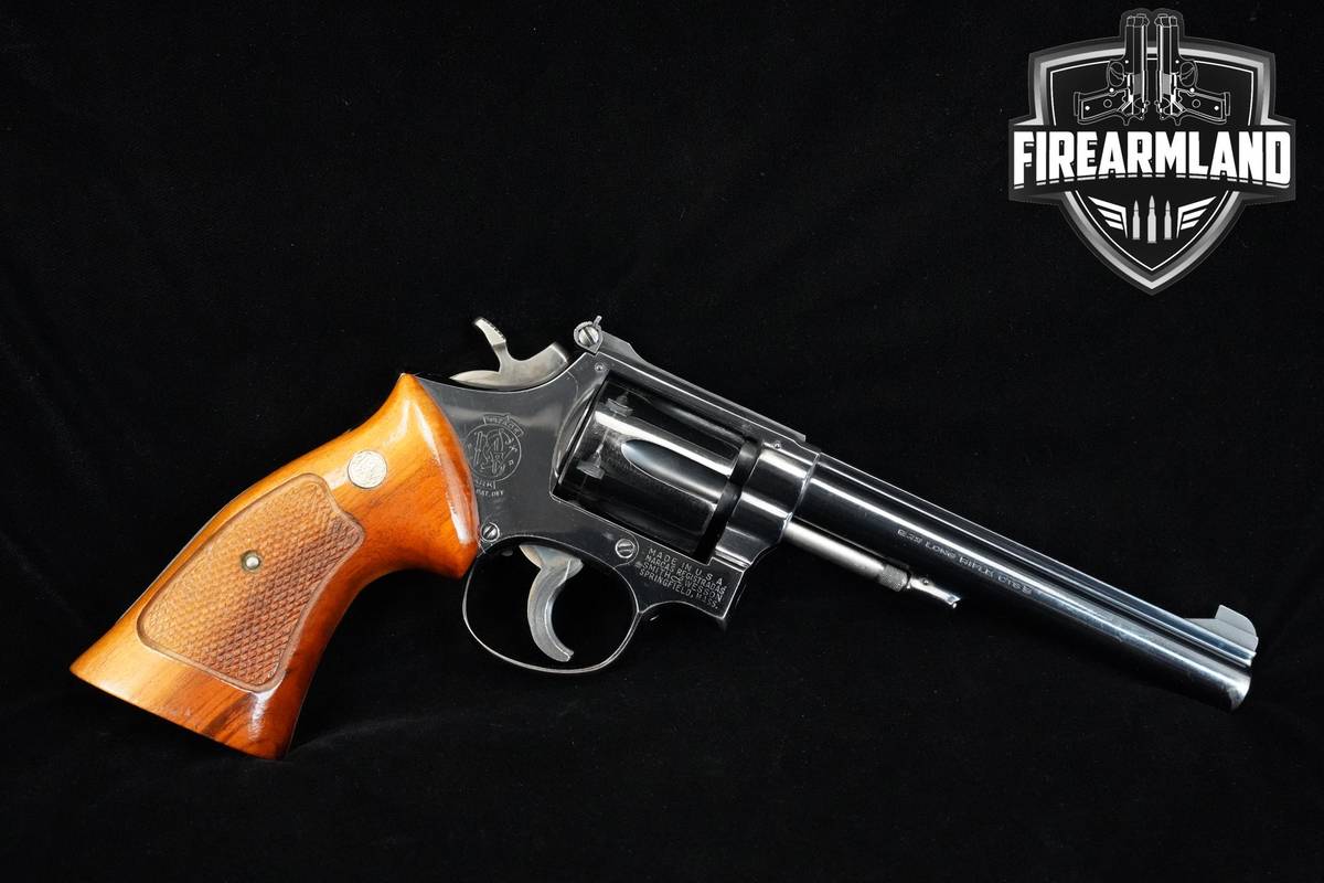 VINTAGE Smith & Wesson Model 17 K-22 Masterpiece 22LR 6" S&W 17 S&W K-22