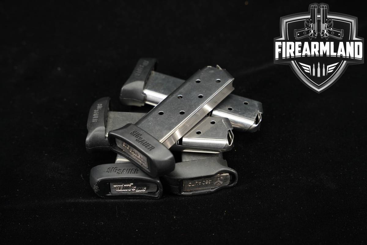 Sig Sauer FIVE (5) P238 7-Round Magazines .380 ACP P-238 Mags