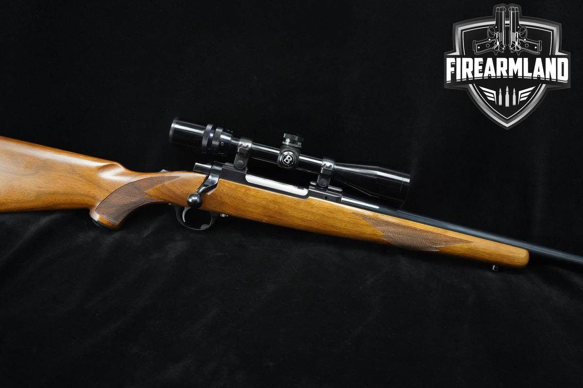 1990 Ruger M77 Original Tang Safety 300 Win Magnum 24" Blued Ruger +OPTIC