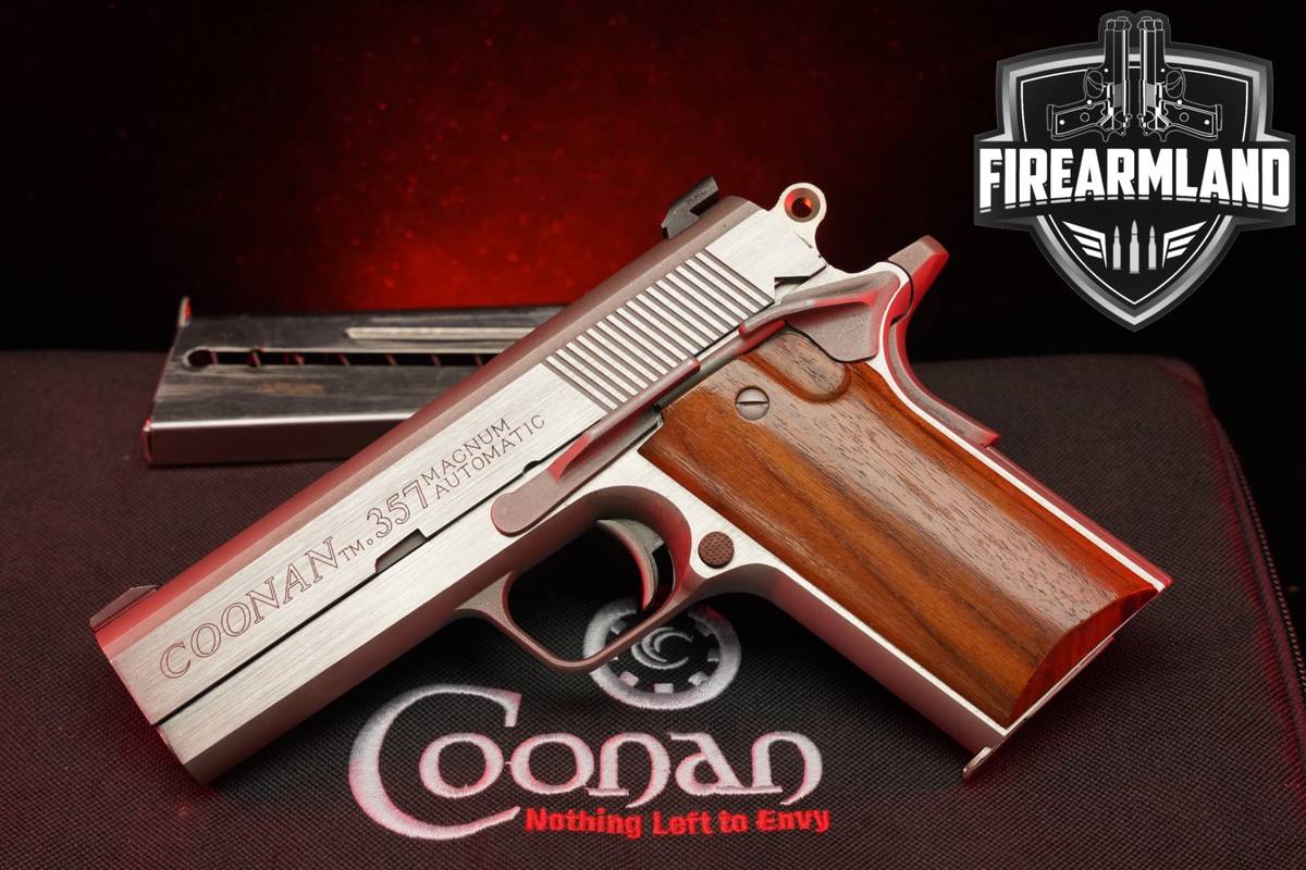 COLLECTOR Coonan 357 Magnum Automatic Cadet 1911 +2 MAGS & ORIG CASE
